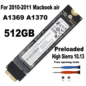 NEW Apple SSD Upgrade 512GB SSD For MacBook Air 11" A1370 13" A1369 2010 2011 - Picture 1 of 6