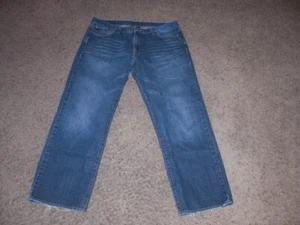 LUCKY BRAND blue 361 Vintage Straight Distressed style Jeans 36x30 - Picture 1 of 5