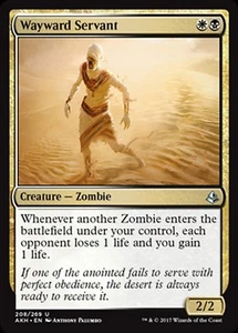 MRM FR/VF 4x Servant r�tif - Wayward Servant MTG magic AKH - Picture 1 of 1