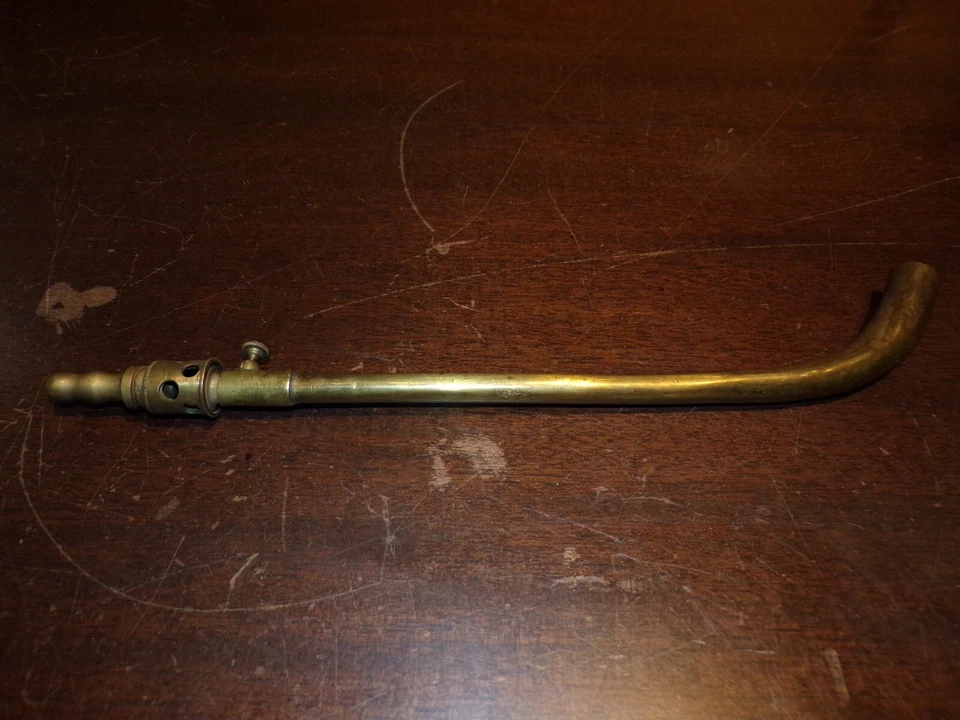 Ustensile pour bec bunsen 36,5 cm de long en laiton - Photo 1/4