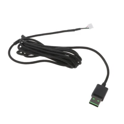 Durable Nylon Braided Line USB Mouse Cable Replacement Wire ForRazer DeathAdder - Image 1 of 4