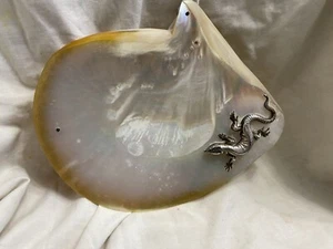 Antique Solid Silver & Mother Of Pearl Dish Chester Grinder & Couch - Picture 1 of 22