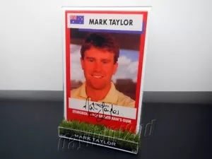 Signed Cricket Australia 28cm x 18cm Photo - Mark Taylor - COA - Bild 1 von 3