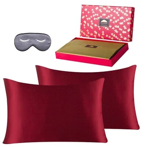 BlueHills Luxury Silk Pillowcase Gift Set - 100% Pure Mulberry Natural Soft B... - Picture 1 of 8