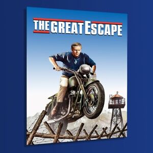 The Great Escape (1963) Steve McQueen A3 Heavyweight 300GSM Print