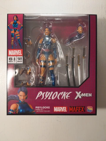 Mafex No. 141 Psylocke Comic Ver. X-Men Action Figure Medicom Toy New Seller Cover