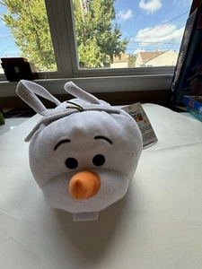 Disney Store Tsum Tsum Plüsch Frozen Fever Olaf nur Tasche Top gebrauchter Zustand - Bild 1 von 10