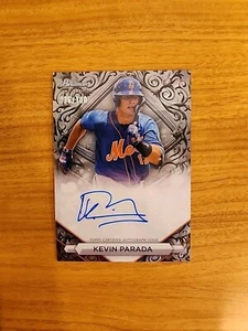 2023 Bowman Sterling Autograph Silver Refractor Kevin Parada 36/100 - Imagen 1 de 2