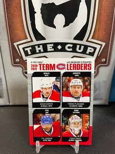 2011-12 O-Pee-Chee Team Leaders #TL16 Gionta/Plekanec/P.K. Subban/Carey Price