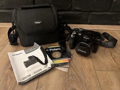 Polaroid Digital Camera iS1527W 15x Optical Zoom Wi-Fi & Case Manual iE 1527W - Image 1 of 4