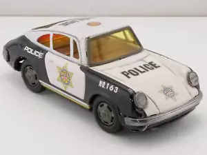 Yone Japan Porsche 911 901 USA Police Friktion Blechauto 60er 1703-04-18 - Bild 1 von 6