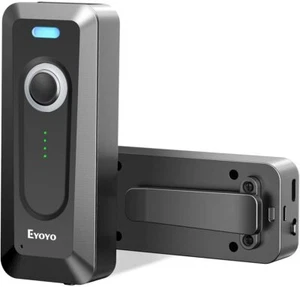 Eyoyo 2D Bluetooth Code Barcode Scanner mit Klipp für Bibliotheksbuch Inventar - Bild 1 von 9