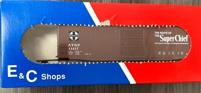 E&C Shops HO Kit #1601-1 50’ PS-1 Corrugated Door Boxcar #11417 NIB - Image 1 of 3