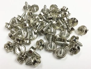#8 x 3/8 Marine Snap Studs Boat Cover Enclosure Fasteners Stainless Steel - Bild 1 von 1