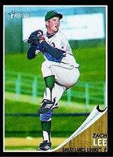 2011 Topps Heritage Minors Black Border #151 Zach Lee /62