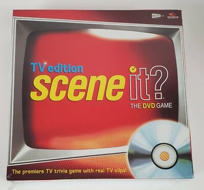 DVD Trivia Scene It TV Edition Television Game 2004 Sealed - Image 1 of 4