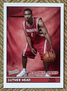 2005-06 Topps Bazooka Basketball LUTHER HEAD RC #179 Illinois Houston - Picture 1 of 2