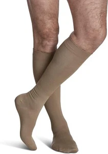 SIGVARIS Midtown Microfiber Calf-Highs CT 20-30mmHg (Tan-Khaki) MS Medium Short - Picture 1 of 4