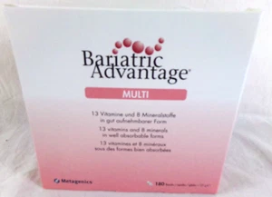 METAGENICS BARIATRIC ADVANTAGE MULTI 180 GELULES - 11/2025