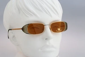 Dolce Vita by Casanova DVS 55 C 01 Vintage 90s side shields rectangle sunglasses - Picture 1 of 10