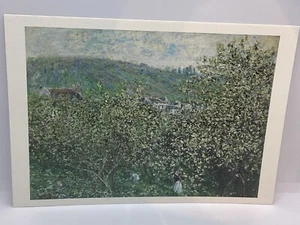 Art Card Claude Monet Landscape with Orchard and Figures 6x4 L439 - Picture 1 of 2