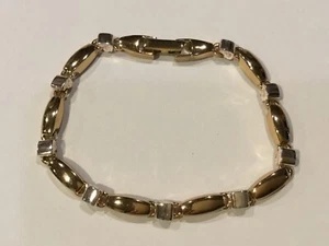 "Pulsera Napier vintage tono plata oro 7,25"" Q33" - Imagen 1 de 3