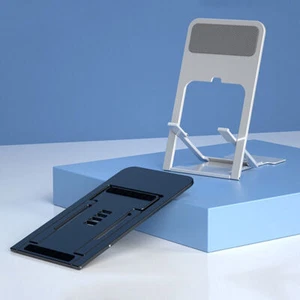1pc Foldable Adjustable Phone Tablet Desktop Stand Desk Holder For iPhone Xiaomi - Picture 1 of 13