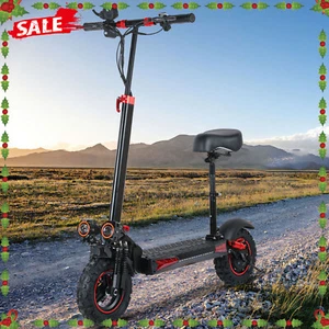 Electric Scooter 48v 1200W For Adult 11"Off Road Fat Tires Fast Speed USA MAX Wq - Picture 1 of 16