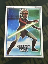 2008 Topps Merlin FOIL Sticker Star Wars The Clone Wars #201 AHSOKA TANO Rookie