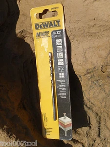 DeWalt DWA56104 5/32" X 4" Multi Material Drill Bit with No Spin Shank  NEW! - Picture 1 of 1