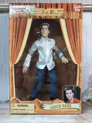 Коллекционная фигурка куклы марионетки 2000 NSYNC Lance Bass новая запечатанная коробка  - Изображение 1 из 4