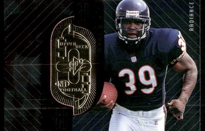 H619 CURTIS ENIS 1998 SPX RADIANCE GOLD 40/50 #185 CHICAGO BEARS - Image 1 of 2