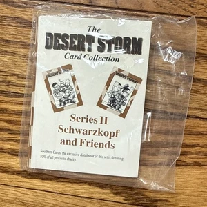1991 DESERT STORM SERIES 2 SCHWARZKOPF & FRIENDS SOUTHERN CARDS NEW FACTORY SEAL - Bild 1 von 3