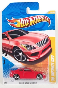 Hot Wheels '10 Infiniti G37 red 2011 New Models Infinity on base - Picture 1 of 2