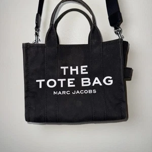 Marc Jacobs The Canvas Small Tote Bag in Washed Black - Picture 1 of 9