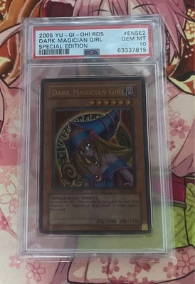YuGiOh Dark Magician Girl ENSE RDS PSA10 English Ultra Rare Card - Image 1 of 2