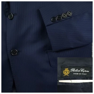 Blazer Abrigo Deportivo Cerruti Roberto Capone Para Hombre 38S Calce Ajustado Lana Italiana Dapper Foto 1 de 4