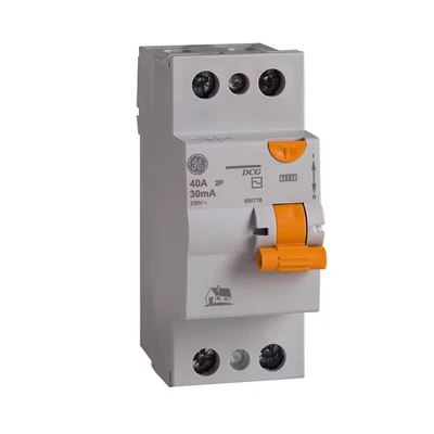 GE DCG225/030 690776 2Pole 25A 30mA RCCB DCG MCB General Electric - Image 1 of 2