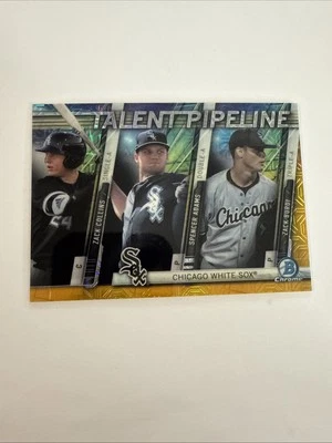 2017 Bowman Collin’s Adam’s Burdi Talent Pipeline Orange #TPM-CHW White Sox  /25 - Image 1 of 4