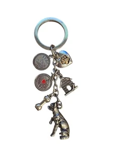 Chihuahua Dog Key Chain Charms Heart I Love My Dog Best In Show Bone Dog House - Picture 1 of 11