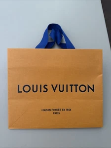 LOUIS VUITTON Shopping Tote Bag Authentic Empty Paper Gift Bag (10"x8"x6") - Picture 1 of 1