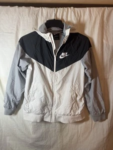 NIKE Size LRG Boys Multicolor Full Zip Stand Collar Pocket Athletic Jacket 535 - Picture 1 of 4