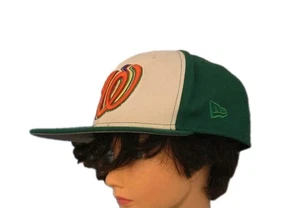10 AÑOS Nueva ERA Washington Nationals 7 3/4 Bordado Ala Ancha 59Fifty Gorra Gorra Sombrero - Imagen 1 de 21