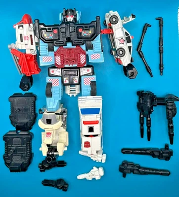 G1 Transformers vintage original Autobot DEFENSOR PROTECTOBOTS 100% cmplte metal - Image 1 of 4