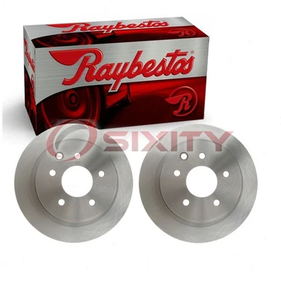 2 rotores de freno de disco trasero Raybestos R-Line para casa rotora Nissan 350Z 2003-2005 Foto 1 de 4