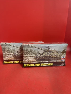 Kit Modelo JagdTiger Tanque Alemán Dos-ESCI 1/72 # 8014 ¡Caja de Daños! Foto 1 de 4