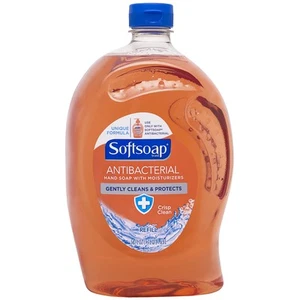 Softsoap Antibacterial Crisp Clean Hand Soap Refill, 56 Ounce - Picture 1 of 2