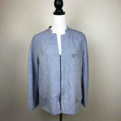 Giorgio Armani Womens Utility Jacket Full Zip Size 12 - Image 1 of 4