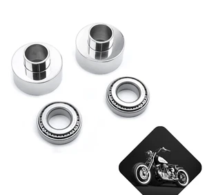 Sportster Ironhead Front Neck Cup Kit 7/8" to 1" for 1952-1981 Harley V Twin - Picture 1 of 7