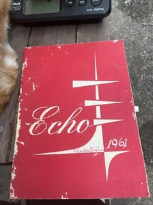 #H - ECHO 1961 ADAMS JR HIGH SCHOOL JAHRBUCH SOFTBOUND CHARLESTON WV akzeptabel - Bild 1 von 10